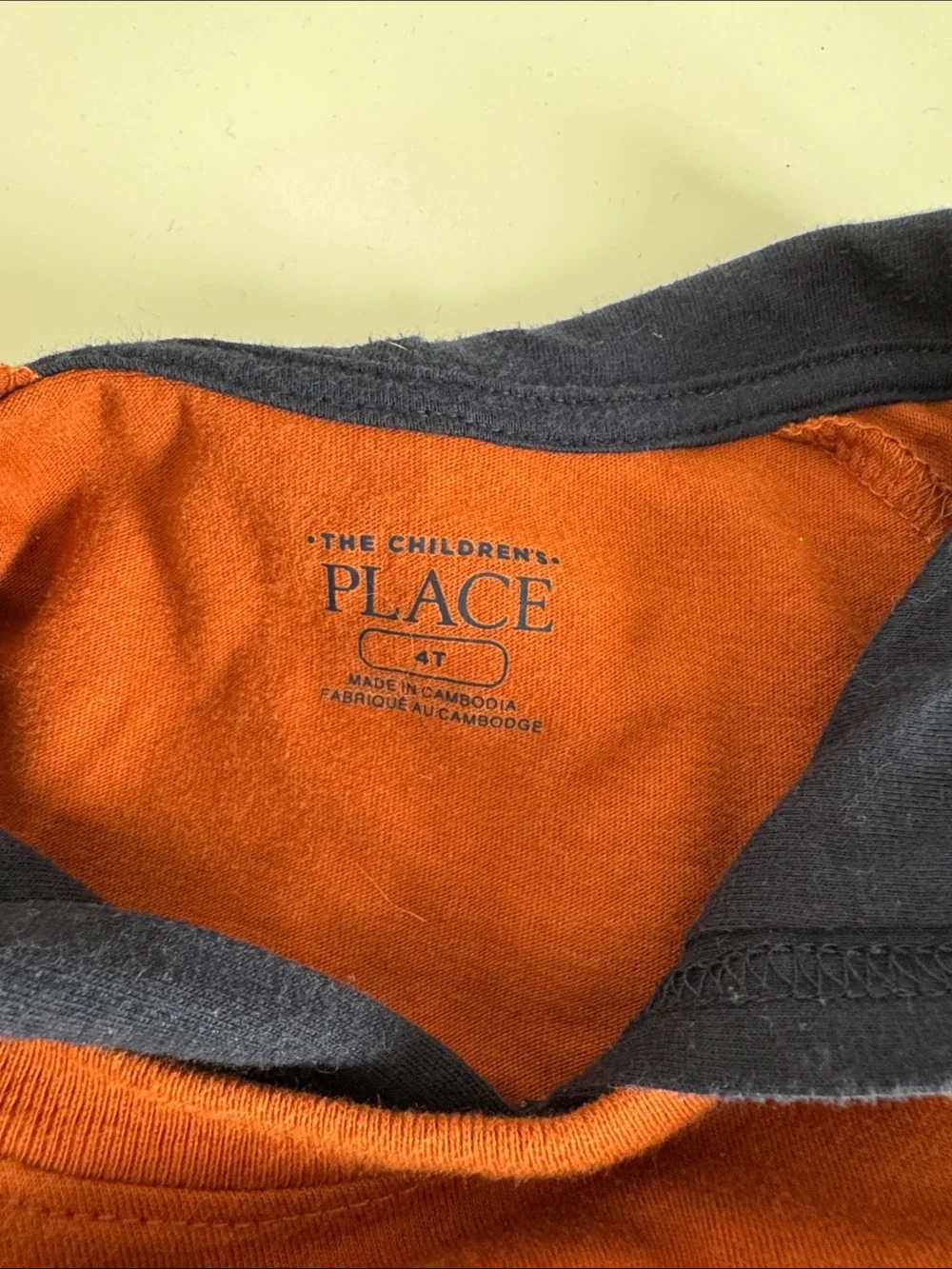 The Children's Place Orange & Navy Fall Truck Matching Set